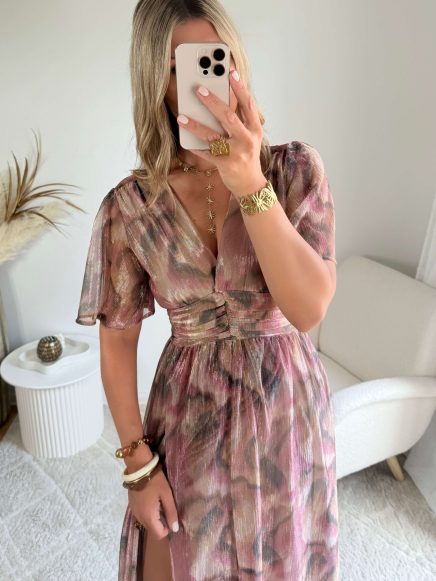 Robe longue irisée – Louise