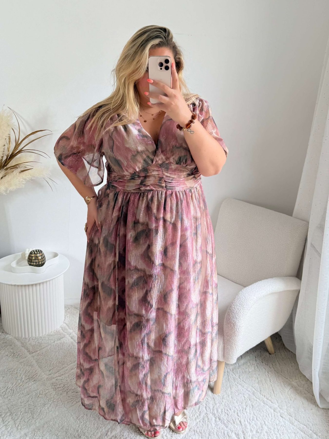 Robe longue irisée - Louise