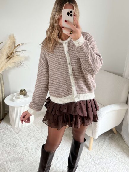 Cardigan à lignes – Ethan