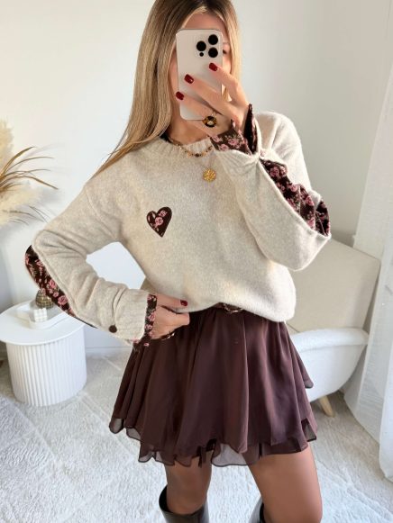Pull beige – Floris
