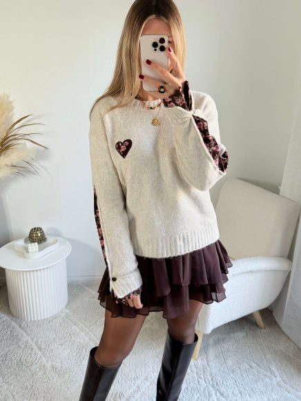 Pull beige – Floris
