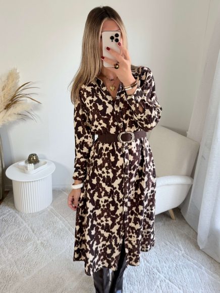 Robe chemise cow – Joha