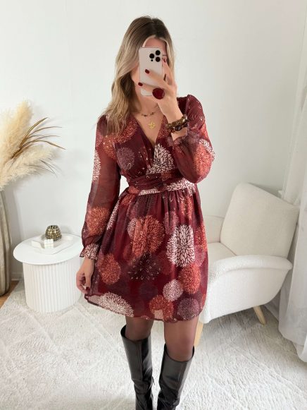 Robe bordeaux – Solange