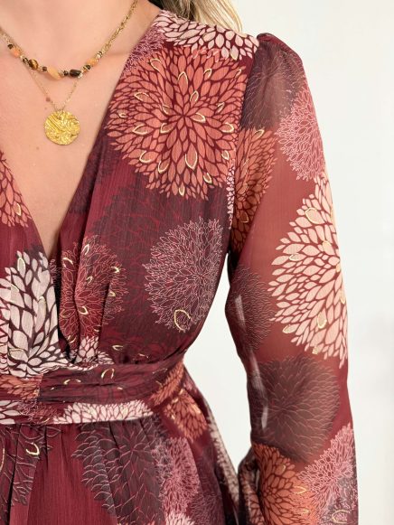 Robe bordeaux – Solange