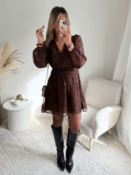 Robe marron – Blake