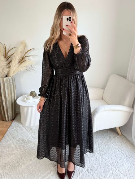 Robe longue irisée – Becca