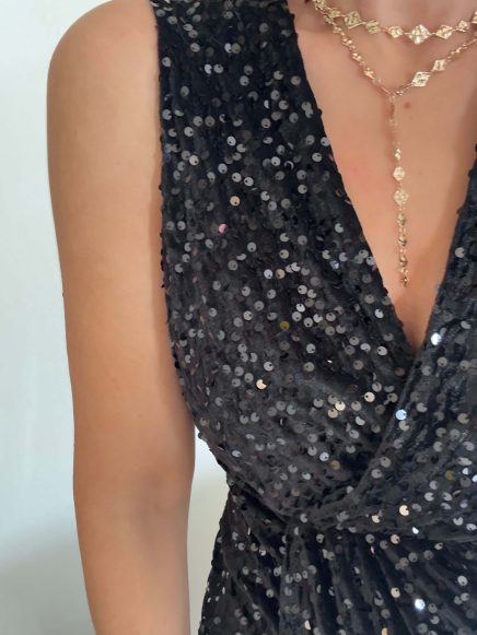 Robe moulante à sequins – Daly