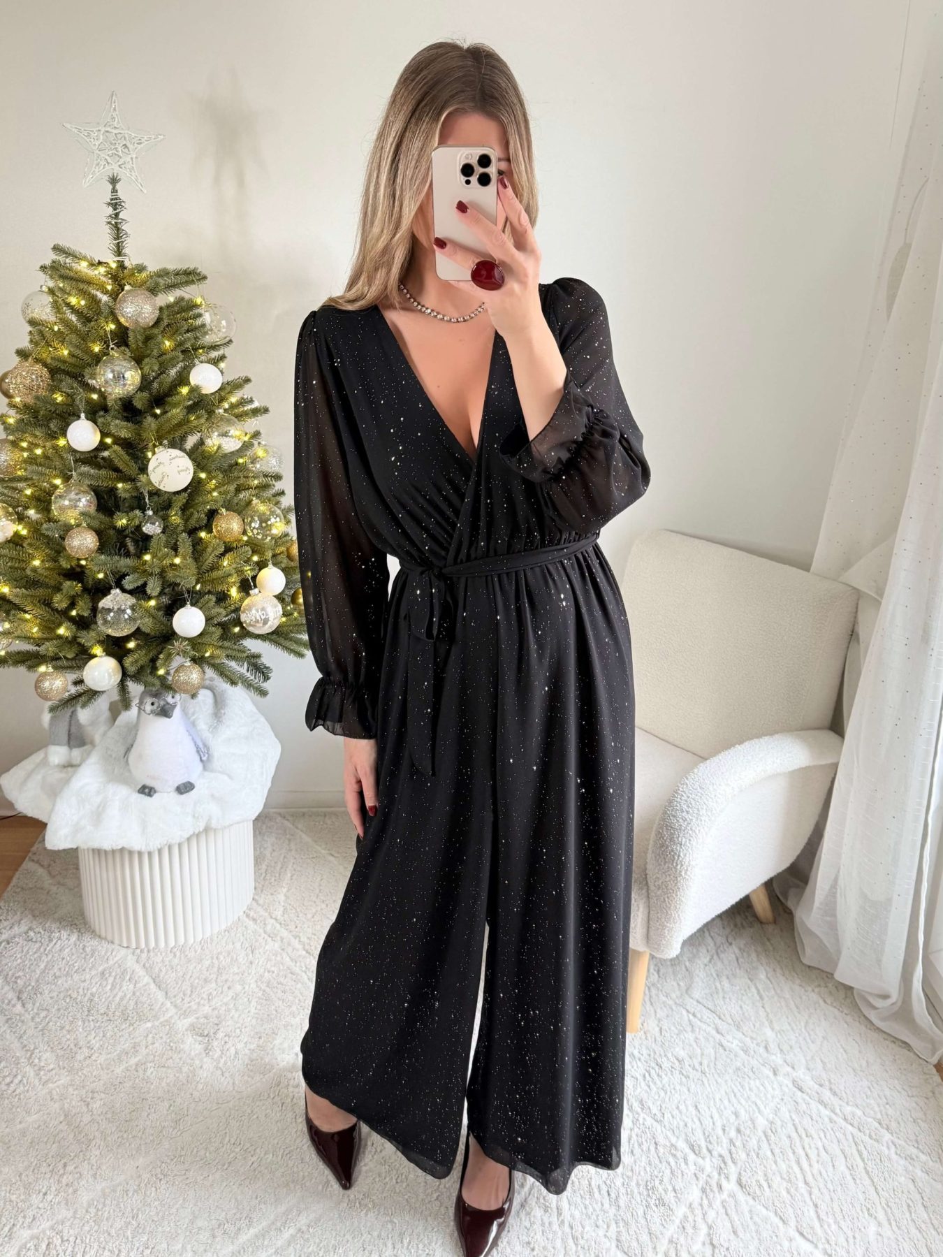 Combinaison fluide à paillettes - Lisa