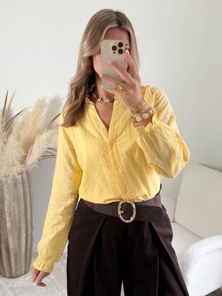 Chemisier jaune – Lioré