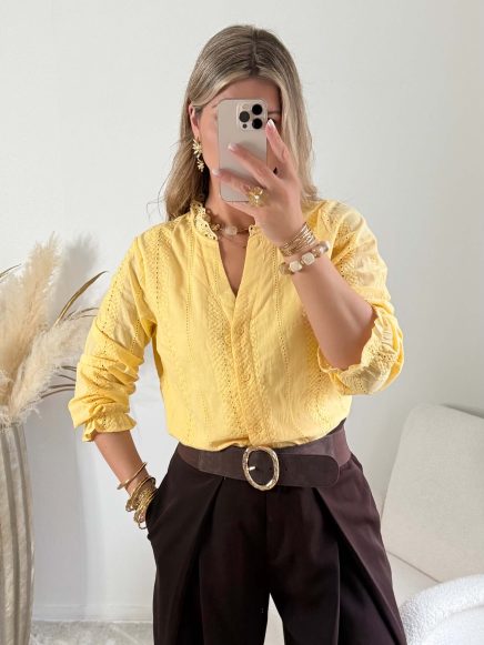 Chemisier jaune – Lioré
